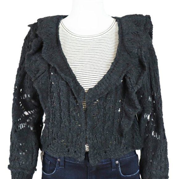 Free People - Avery Wool-Blend Cardigan - Picture 2 of 5